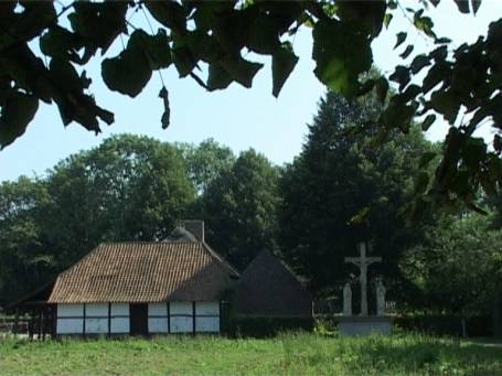 Niederrheinisches Freilichtmuseum : Blick über die Museumsanlage